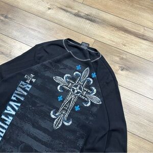 Vintage 2000’s Y2K No Boundaries Grunge Long Sleeve Thermal